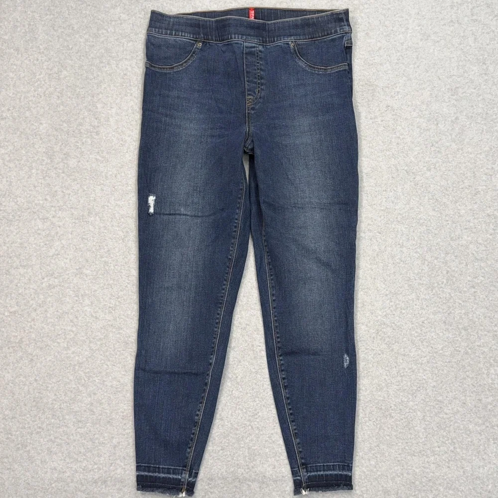 SPANX Dark Wash Blue Jeggings